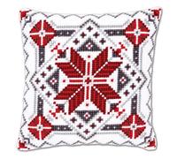 Vervaco Cross Stitch Cushion Snow Crystal II