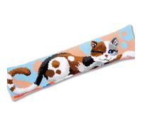Vervaco Cross Stitch: Draught Stopper: Cat, COTTON, NA, 80 x 20cm