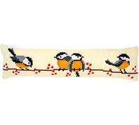 Vervaco Embroidery Kit Tomtits Pre-Printed Draught Excluder 80 x 20 cm