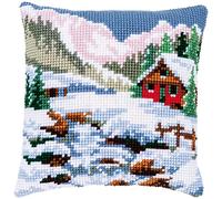 Vervaco Embroidery Kit, Winter Scenery, 40 x 40 cm