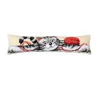 Vervaco Cross Stitch Kit: Draught Excluder: Playful Cat