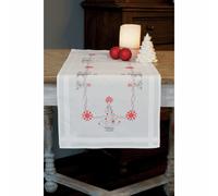 Vervaco Cross Stitch Kit: Table Runner: Christmas Trees