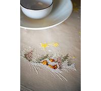 Vervaco Cross Stitch Kit Winter Landscape with Star, 80 x 80 cm, for Adults, Unisex, Classic, All Year Round, Not Foldable