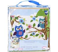Vervaco Cross Stitch Rug: Owl Talk, Multi-Colour