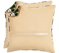 VERVACO Cushion Back Kit with Zip Raw Set of 2 Cross Stitch Accessories Approx. 45 x 45 cm Fabrics Sewing Back for Cushion Crafts Adults Decoration Embroidery Kit
