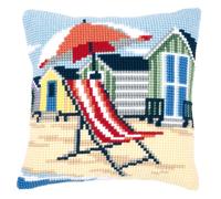 Groves Of Thames Cushion Beach Chair - Cross Stitch Kit: Cushion: Beach Chair - Vervaco