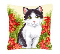 Vervaco ~ Cushion Cross Stitch Kit ~ Cat