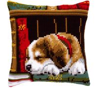 Vervaco ~ Cushion Cross Stitch Kit ~ Dog Sleeping