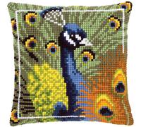 Vervaco Cushion – Peacock Cross Stitch – Multi-Colour
