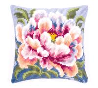 Vervaco Cushion Camellia Cross Stitch