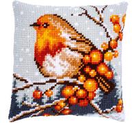 Vervaco ~ Cushion Cross Stitch Kit ~ Robin