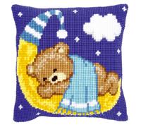 Vervaco 1-Piece Cushion Teddy, Blue