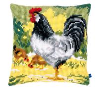 Vervaco Cross Stitch Kit: Cushion: White Rooster