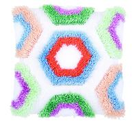 Vervaco Cushion: Hexagons, Multi, ca. 40 x 40 cm / 16" x 16"