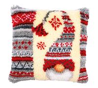 Groves Of Thames L/hk Cush Xmas Elf - Latch Hook Kit: Cushion: Christmas Elf - Vervaco