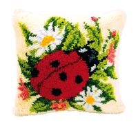 Vervaco ~ Cushion Latch Hook Kit ~ Ladybird