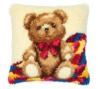 Vervaco ~ Cushion Latch Hook Kit ~ Teddy