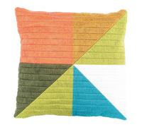 Vervaco ~ Cushion Long Stitch Kit ~ Coloured Triangles