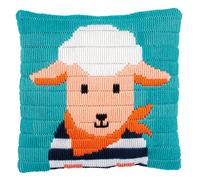 Groves Of Thames L/s Cush Little Lamb - Long Stitch Kit: Cushion: Little Lamb - Vervaco