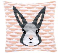 Vervaco Cushion Yvonne, 100% Cotton, Multicoloured, 20 x 1 x 25 cm