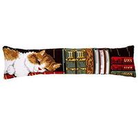 Vervaco Draft Excluder Cat Sleeping Cross Stitch, Multi-Colour