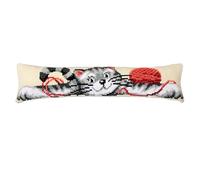 Vervaco Draught Excluder Playful Cat Cross Stitch Kit, Multi-Colour