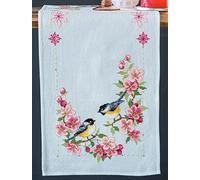 Vervaco Embroidery Kit, Birds and Blossoms (11 Count), 32x84cm