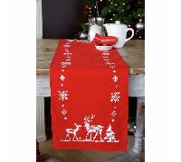 Vervaco Embroidery Kit: Runner: Christmas Deer