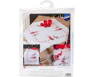 Vervaco Embroidery Kit: Runner: Christmas Elves, Acrylic, NA, 40 x 100cm