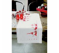 Vervaco Embroidery Kit: Runner: Christmas Gnomes