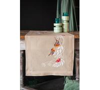 Vervaco Embroidery Kit Runner Robins in Winter