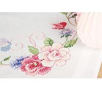Vervaco Embroidery Kit: Runner: Flowers & Butterflies