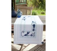 Vervaco Embroidery Kit Table Runner Cheerful Cats