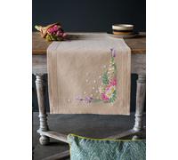 Vervaco Embroidery Kit Table Runner Spring Flowers
