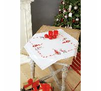 Vervaco Embroidery Kit: Tablecloth: Christmas Elves