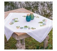 Vervaco Embroidery Kit Tablecloth House Plants
