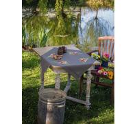 Vervaco Tablecloth Kit, Dark Grey, Approx. 80 x 80 cm