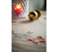 Vervaco Embroidery Kit: Tablecloth: Snow Hare & Goldfinch Vervaco Multicolor