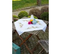 Groves Of Thames Emb T/clth Songbirds - Embroidery Kit: Tablecloth: Songbirds - Vervaco