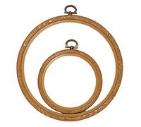 Vervaco Frame: Plastic: 10cm Diameter: Natural, 10 x 1 x 10 cm