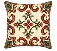 Vervaco Geometric Design Cross Stitch Cushion 1, Multi-Colour