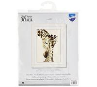 Vervaco Giraffe Family Counted Cross Stitch Kit, Multi-Colour