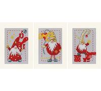 Vervaco Greeting Card Cross Stitch Kit, Multicoloured, 10,5x15cm