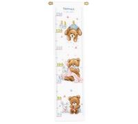 Vervaco Counted Cross Stitch Height Chart Lovely Bears Multi-Colour