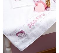 Vervaco Hello Kitty In the Bathroom Towel, Set of 2, Multi-Colour