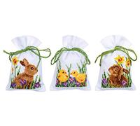 Vervaco Herb Bag Cross Stitch Kit, Cotton, Multicoloured, 8 x 12 cm