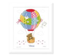 Vervaco Counted Cross Stitch Kit: Hot Air Balloon, Multi-Colour