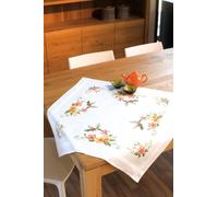 Vervaco Embroidery: Tablecloth: Hummingbird, 100% Cotton, Multi-Colour, 40 x 2 x 20 cm