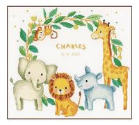 Vervaco Jungle Animals Counted Cross Stitch Kit