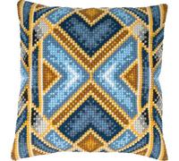 Vervaco Cross Stitch Kit Feathers Cushion Cover 40x40 cm Counted DIY Without Backrest